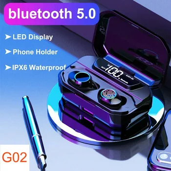 Bluetooth 5.0 9D TWS LED Wireless Earphones In-Ear Earbuds Headphones Waterproof LED Display Airbuds Headset With Mic
Bluetooth 5.0 9D TWS LED Wireless Earphones In-Ear Earbuds Headphones Waterproof LED Display Airbuds Headset With Mic
