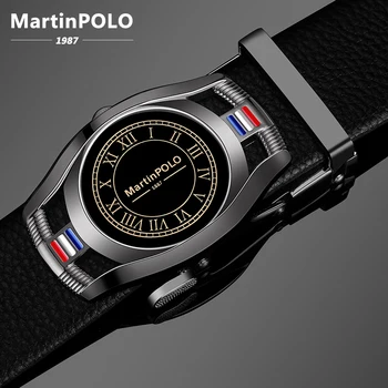 MartinPOLO Fashion Belt Men Automatic Buckle Genuine Leather Belt Mens Belts Cow Leather Belts for Men high quality MP02201P
MartinPOLO Fashion Belt Men Automatic Buckle Genuine Leather Belt Mens Belts Cow Leather Belts for Men high quality MP02201P