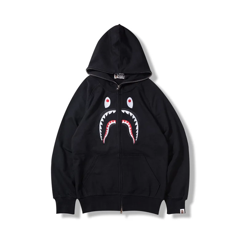 Japanese-style Popular Brand Autumn And Winter New Style Shark Head Printed Men And Women Couple Clothes Hooded Coat Cool Teenag
Japanese-style Popular Brand Autumn And Winter New Style Shark Head Printed Men And Women Couple Clothes Hooded Coat Cool Teenag