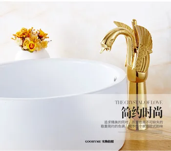 Luxury Swan Shape Brass Basin Sink Faucet Bathroom Single Hole Mixer Tap White Swan Faucet Kitchen hot and cold faucet
Luxury Swan Shape Brass Basin Sink Faucet Bathroom Single Hole Mixer Tap White Swan Faucet Kitchen hot and cold faucet