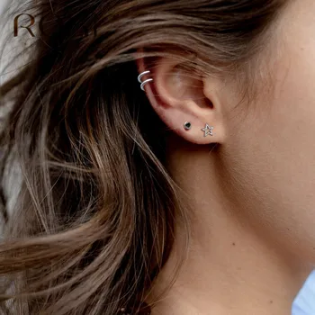 ROXI 925 Sterling Silver Small Ear Cuff Clip on Earrings for Women Girl Without Piercing Earings Korean Party Jewelry Earcuff
ROXI 925 Sterling Silver Small Ear Cuff Clip on Earrings for Women Girl Without Piercing Earings Korean Party Jewelry Earcuff