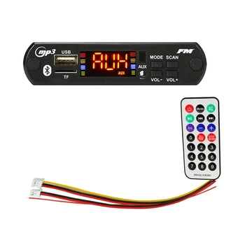 Wireless Bluetooth Decoder Board Module MP3 WMA WAV AUX 3.5MM Car Audio MP3 Music Player USB TF FM Decoder Board With Remote
Wireless Bluetooth Decoder Board Module MP3 WMA WAV AUX 3.5MM Car Audio MP3 Music Player USB TF FM Decoder Board With Remote