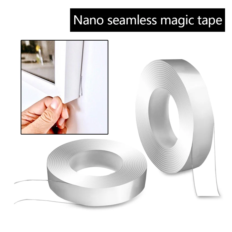 TTLIFE Nano Magic Seamless Tape Double-Sided Strong Washable Reusable tape Seamless Multi-Function Nano Transparent Magic Tape
TTLIFE Nano Magic Seamless Tape Double-Sided Strong Washable Reusable tape Seamless Multi-Function Nano Transparent Magic Tape