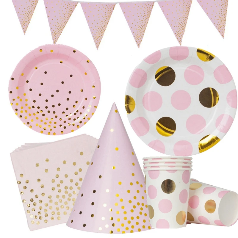 Pink Dot Hot Stamping Disposable Tableware Set Towels Plate Cup Big Small Dot Birthday Baby Shower Han Party Favor
Pink Dot Hot Stamping Disposable Tableware Set Towels Plate Cup Big Small Dot Birthday Baby Shower Han Party Favor