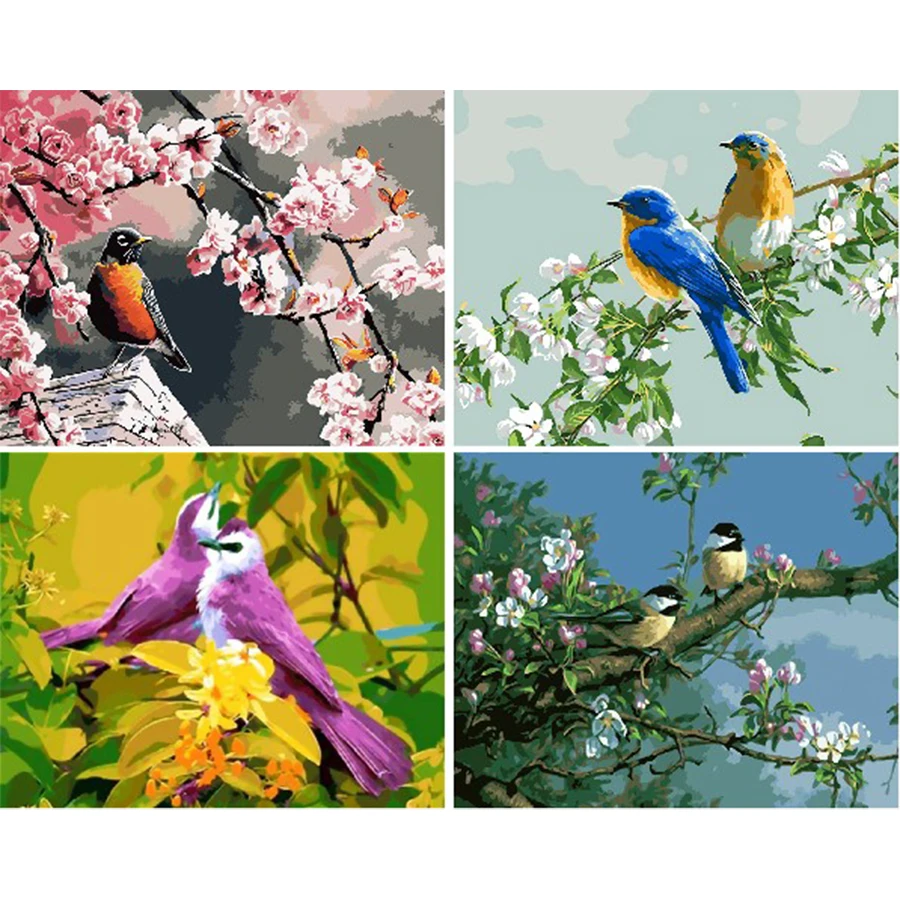 DIY Framed/No Framed 40×50cm Birds And Tree Flower Animal Oil Painting By Numbers Colorful Paint Wall Art Picture Home Decor
DIY Framed/No Framed 40×50cm Birds And Tree Flower Animal Oil Painting By Numbers Colorful Paint Wall Art Picture Home Decor