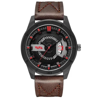 Vintage PU Leather Quartz Wrist Watch Hollow Round Dial Waterproof Analog Date Sport Watches Fashion Men Calendar Watches
Vintage PU Leather Quartz Wrist Watch Hollow Round Dial Waterproof Analog Date Sport Watches Fashion Men Calendar Watches
