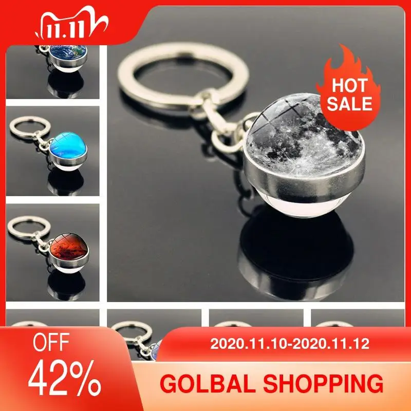 Solar System Planet Keyring Galaxy Nebula Space Keychain Moon Earth Sun Mars Art Picture Double Side Glass Ball Key Chain Gifts
Solar System Planet Keyring Galaxy Nebula Space Keychain Moon Earth Sun Mars Art Picture Double Side Glass Ball Key Chain Gifts