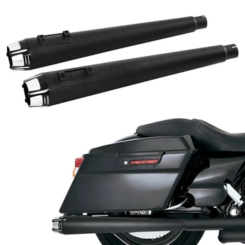 Motorcycle Motor Megaphone Slip-On Mufflers Dual Exhaust For Harley Baggers Dresser Touring Models Road King Street Glide 95-16
Motorcycle Motor Megaphone Slip-On Mufflers Dual Exhaust For Harley Baggers Dresser Touring Models Road King Street Glide 95-16