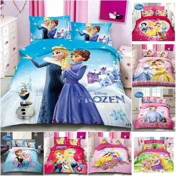 Disney Bedding Set Frozen Elsa Anna Cinderella Snow White Princess Bedclothes Sheet Pillowcase Cartoon Girl Twin Duvet Cover Set
Disney Bedding Set Frozen Elsa Anna Cinderella Snow White Princess Bedclothes Sheet Pillowcase Cartoon Girl Twin Duvet Cover Set