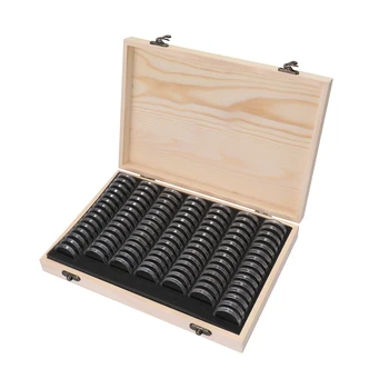 New Wooden Coins Storage Box Pine Wood Coin Holder Storage Box for Collectible Commemorative Coin Moisture-proof Coins Organizer
New Wooden Coins Storage Box Pine Wood Coin Holder Storage Box for Collectible Commemorative Coin Moisture-proof Coins Organizer
