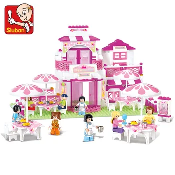 SLUBAN 0150 Blocks Romantic Restaurant Girl Series Building Block 306pcs Educational DIY Bricks Assembling Building Toys 
SLUBAN 0150 Blocks Romantic Restaurant Girl Series Building Block 306pcs Educational DIY Bricks Assembling Building Toys