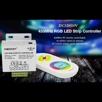 433MHz RGB LED Strip controller+RF wireless touch remote control set series DC12V~24V for RGB led strip light
433MHz RGB LED Strip controller+RF wireless touch remote control set series DC12V~24V for RGB led strip light