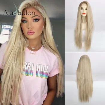 ALAN EATON Synthetic Lace Wig Long Silk Straight Lace Front Wig Women 150% Density Ombre Brown Light Blonde 13*4 Free Part Wigs
ALAN EATON Synthetic Lace Wig Long Silk Straight Lace Front Wig Women 150% Density Ombre Brown Light Blonde 13*4 Free Part Wigs