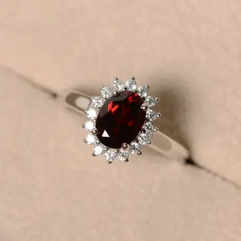 S925 Sterling Silver Material Zircon Crystal Ring Simple Temperament Ladies Flower Ring Ruby Ring Accessories Jewelry
S925 Sterling Silver Material Zircon Crystal Ring Simple Temperament Ladies Flower Ring Ruby Ring Accessories Jewelry
