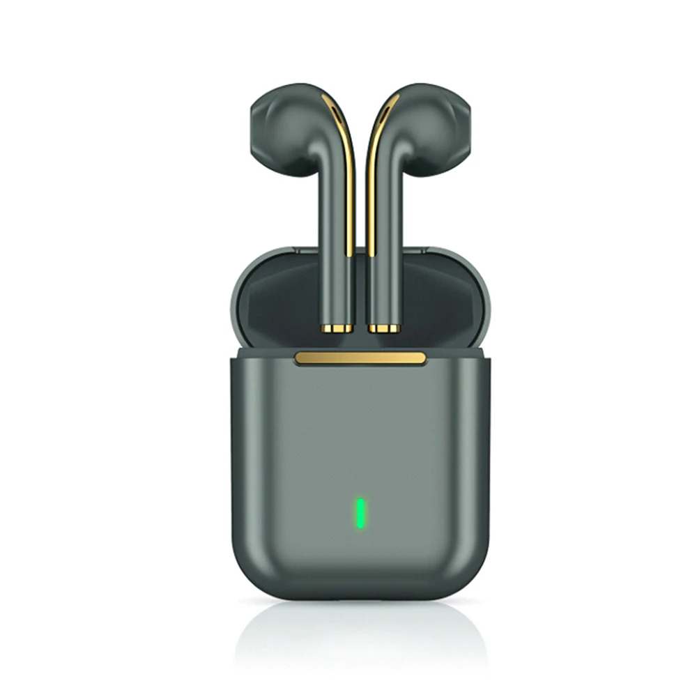 Беспроводные наушники J18 TWS Bluetooth 5 2 для Iphone спортивные с сенсорной кнопкой