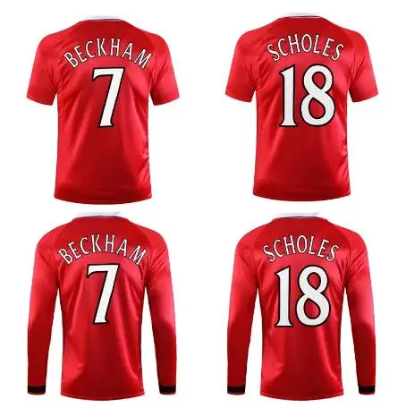 

1999 Retro BECKHAM Scholes Keane Giggs Cole solskjaer Yorke jerseys tees T-shirt Manchester Camisa U customize CANTONA