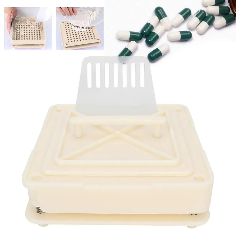 100 Holes Capsule Filling Machine for Size 0 Manual Powder Filling Machine Tool Home Use With Empty Gelatin or Vegetarian Caps
100 Holes Capsule Filling Machine for Size 0 Manual Powder Filling Machine Tool Home Use With Empty Gelatin or Vegetarian Caps