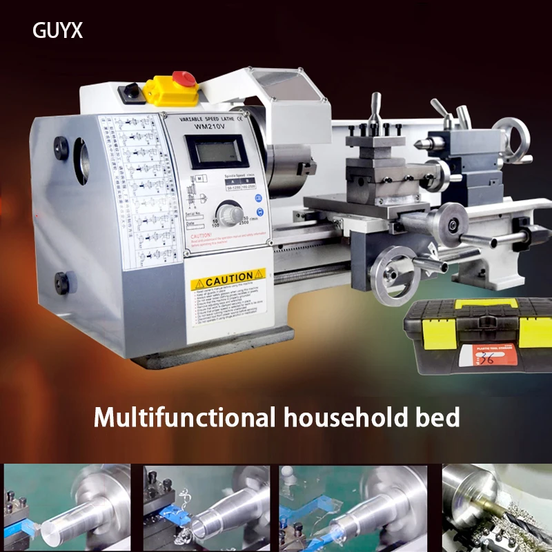 New Home Small Lathe 210V Multi-function Metal Lathe Micro Desktop Small Machine Lathe
New Home Small Lathe 210V Multi-function Metal Lathe Micro Desktop Small Machine Lathe