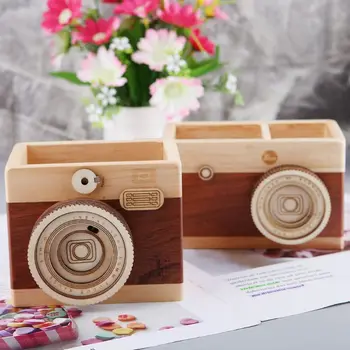 Creative Camera Pattern Wooden Pen Pencil Case Holder Stand Desktop Sundries Storage Box Multi Purpose Use
Creative Camera Pattern Wooden Pen Pencil Case Holder Stand Desktop Sundries Storage Box Multi Purpose Use