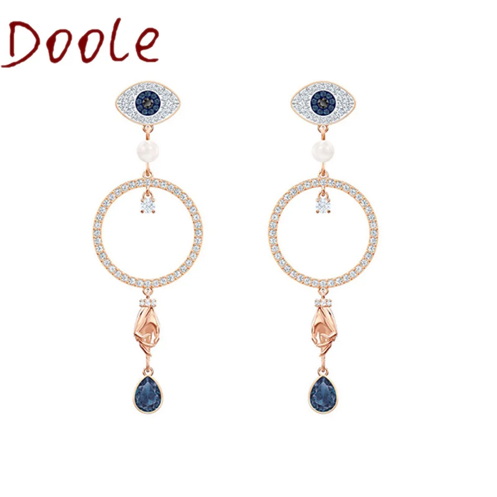 High Quality Fashion Jewelry SWA New Lucky Element Devil Eye Women Dangle Earrings Give Girls the Best Gift
High Quality Fashion Jewelry SWA New Lucky Element Devil Eye Women Dangle Earrings Give Girls the Best Gift