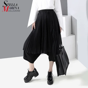 2020 Korean Style Women Solid Black Harem Pants Extra Pleated Part Patchwork Ladies Style Casual Pants Trousers Streetwear 5941
2020 Korean Style Women Solid Black Harem Pants Extra Pleated Part Patchwork Ladies Style Casual Pants Trousers Streetwear 5941