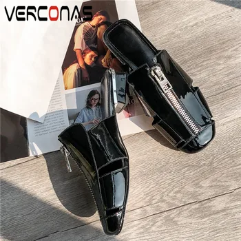 VERCONAS 2020 Retor Mules Fashion Woman Pumps Woman Sandals New Arrival Summer Zipper Round Toe Square High Heeled Shoes Woman
VERCONAS 2020 Retor Mules Fashion Woman Pumps Woman Sandals New Arrival Summer Zipper Round Toe Square High Heeled Shoes Woman