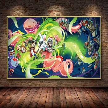 Cartoon Wall Art Pictures Rick And Morty Anime Poster Home Decor Canvas Animation Paintings For Living Room Bedroom Decoration
Cartoon Wall Art Pictures Rick And Morty Anime Poster Home Decor Canvas Animation Paintings For Living Room Bedroom Decoration