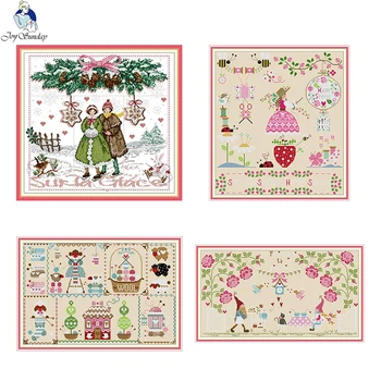 Joy Sunday simple cartoon pattern series count cross stitch 14ct 11ct cross stitch kit DIY handmade needle and thread embroidery
Joy Sunday simple cartoon pattern series count cross stitch 14ct 11ct cross stitch kit DIY handmade needle and thread embroidery