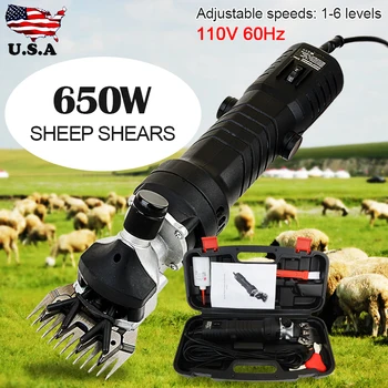 650W Electric Sheep Goat Shearing Machine 6 Adjustable Speed Goats Shears Shearing Machine Cutter Wool Scissor Power Tool
650W Electric Sheep Goat Shearing Machine 6 Adjustable Speed Goats Shears Shearing Machine Cutter Wool Scissor Power Tool