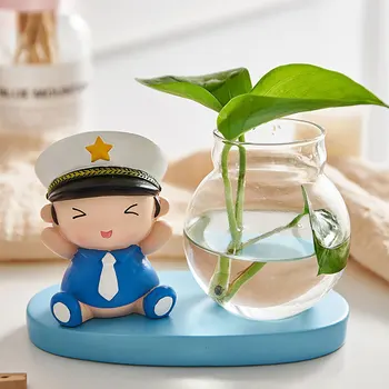 Nordic Puppet Hydroponic Ornaments Resin and Glass Vase Decor Home Home Decor Accessories Modern Countertop Decorative Vase
Nordic Puppet Hydroponic Ornaments Resin and Glass Vase Decor Home Home Decor Accessories Modern Countertop Decorative Vase