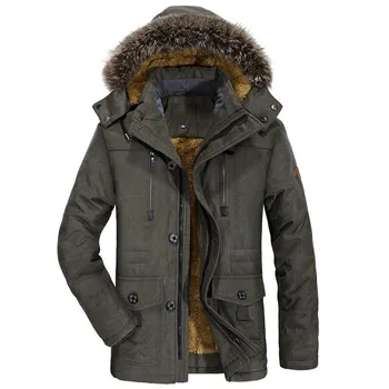 Men's Winter Coats Male Parkas Plus Velvet Thick Warm Windproof Jackets Men's Thick Hooded Fur Collar Coat Mens Brand Clothing
Men's Winter Coats Male Parkas Plus Velvet Thick Warm Windproof Jackets Men's Thick Hooded Fur Collar Coat Mens Brand Clothing