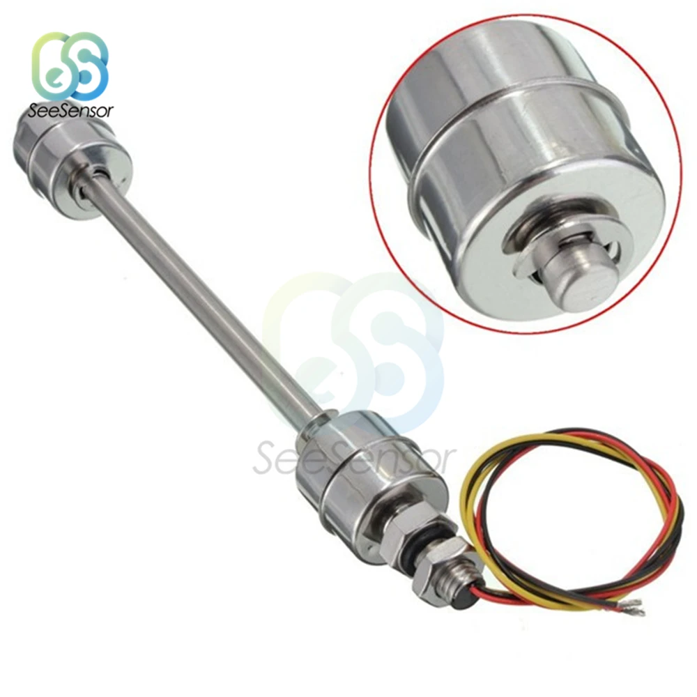 Stainless Steel Float Sensor Switch Liquid Water Level Sensor Controller Double Ball Float Switch Tank Pool Flow Sensors 200mm
Stainless Steel Float Sensor Switch Liquid Water Level Sensor Controller Double Ball Float Switch Tank Pool Flow Sensors 200mm