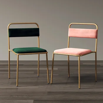 Nordic Light Luxury Dining Chair Modern Minimalist Backrest Chair Industrial Style Leisure Iron Cafe Restaurant Chair
Nordic Light Luxury Dining Chair Modern Minimalist Backrest Chair Industrial Style Leisure Iron Cafe Restaurant Chair