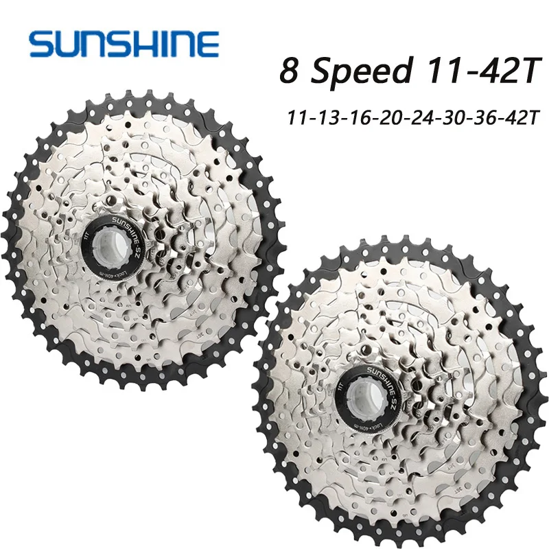 SUNSHINE-SZ MTB Bike Freewheel 8S 11-42T MTB Mountain Bike Flywheel 24 Speed Cassette Flywheel For Shimano Sram
SUNSHINE-SZ MTB Bike Freewheel 8S 11-42T MTB Mountain Bike Flywheel 24 Speed Cassette Flywheel For Shimano Sram