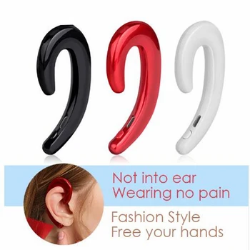 Wireless Bluetooth Headphones Bone Conduction Earphone Mini 4.1 Sports Headset Ear Hook Business Headphones Without Earplugs 
Wireless Bluetooth Headphones Bone Conduction Earphone Mini 4.1 Sports Headset Ear Hook Business Headphones Without Earplugs
