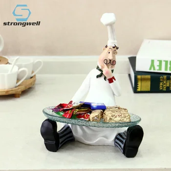 Strongwell European Sitting Chef Fruit Tray Figurine Resin Craft Ornament Home Restaurant Candy Storage Organizer Figurines
Strongwell European Sitting Chef Fruit Tray Figurine Resin Craft Ornament Home Restaurant Candy Storage Organizer Figurines