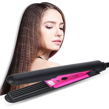 

Professional Hair Curling Iron Curler Crimper Corrugated Hair Straightener Ceramic Corn Plate Flat Iron Perm Splint Styling Tool