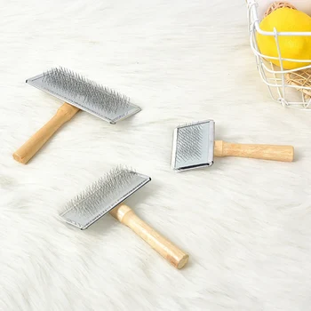 Pet Grooming Comb Rake For Hair Knots Removal Stainless Steel Pins And Wooden Handle Dog Hair Remover Pets Accessories 3 Size
Pet Grooming Comb Rake For Hair Knots Removal Stainless Steel Pins And Wooden Handle Dog Hair Remover Pets Accessories 3 Size