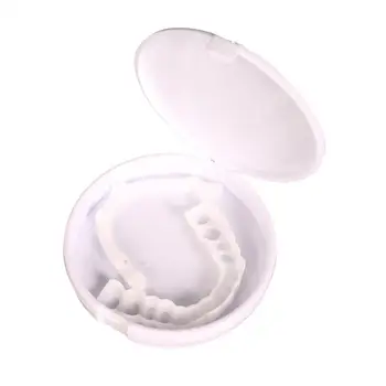 Silicone Cosmetic Snap On Instant Perfect Smile Comfort Fit Flex Teeth Veneers Denture For Top and Bottom Teeth
Silicone Cosmetic Snap On Instant Perfect Smile Comfort Fit Flex Teeth Veneers Denture For Top and Bottom Teeth