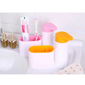 High Quality Bathroom Kitchen Plastic Shampoo Soap Dispenser Multi-function Portable Practical Liquid with Sponge Holder
High Quality Bathroom Kitchen Plastic Shampoo Soap Dispenser Multi-function Portable Practical Liquid with Sponge Holder