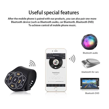 Wireless Bluetooth Steering Car Wheel Remote Control Control SIRI Remote Control Camera Support For IOS Android
Wireless Bluetooth Steering Car Wheel Remote Control Control SIRI Remote Control Camera Support For IOS Android
