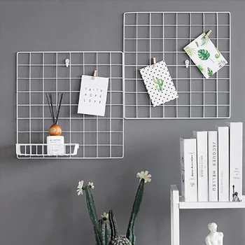 1pcs Multi-Function Iron Organizer Holder Metal Grid Decor Photo Frame Wall Art Display Mesh Storage Shelf Rack
1pcs Multi-Function Iron Organizer Holder Metal Grid Decor Photo Frame Wall Art Display Mesh Storage Shelf Rack