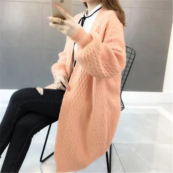 2018 New Style Korean-style Early Autumn Outdoor Lazy-Style Loose-Fit Lantern-Sleeve Cardigan Sweater Women's Knitted Core-Spun
2018 New Style Korean-style Early Autumn Outdoor Lazy-Style Loose-Fit Lantern-Sleeve Cardigan Sweater Women's Knitted Core-Spun