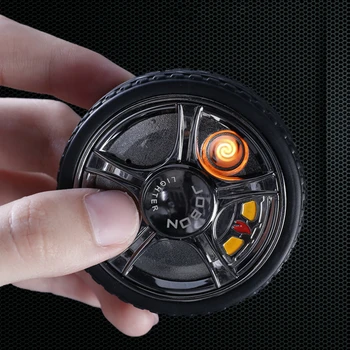 Mini Tire Electric Cigarette Lighter USB Recharge Fidget Spinner Lighter Windproof Electronic Plasma Arc Lighters Gadget For Men
Mini Tire Electric Cigarette Lighter USB Recharge Fidget Spinner Lighter Windproof Electronic Plasma Arc Lighters Gadget For Men