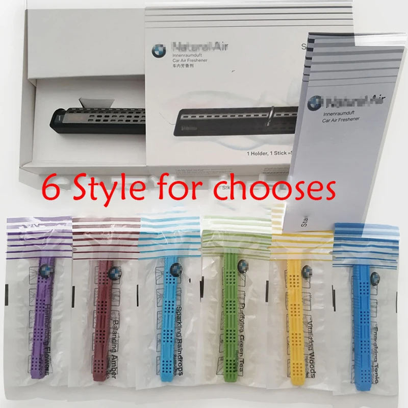 For BMW Air Freshener In the Car Air Outlet Perfume Clip 6 Smell Solid Original Diffuse Holder Flavoring Car Fragrance Stick
For BMW Air Freshener In the Car Air Outlet Perfume Clip 6 Smell Solid Original Diffuse Holder Flavoring Car Fragrance Stick