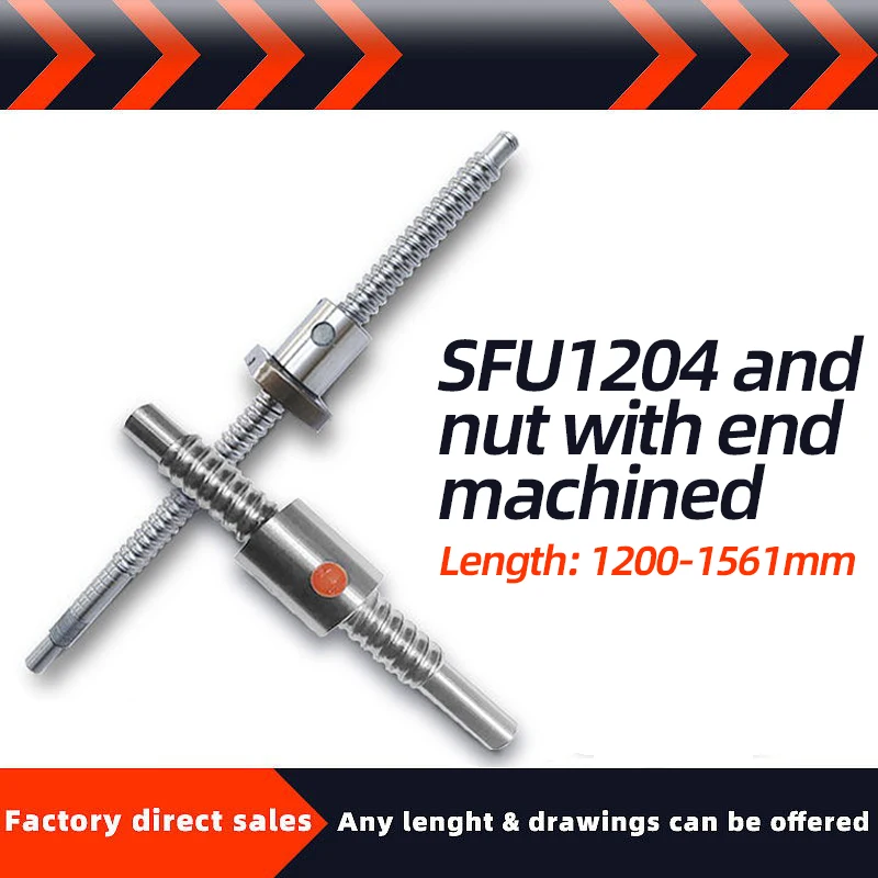 Обработанный шариковый винт SFU1204 RM1204 C7 + Прямая гайка и круглые отверстия гайка для обработки + 1204 гайка оболочка 1200 1250 1300 1500
Обработанный шариковый винт SFU1204 RM1204 C7 + Прямая гайка и круглые отверстия гайка для обработки + 1204 гайка оболочка 1200 1250 1300 1500