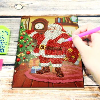 A5 Notebook DIY Diamond Painting Embroidery Diary Book 64 Pages Notepad for Children Kids Christmas Cristmas Chrismas Xmas Gifts
A5 Notebook DIY Diamond Painting Embroidery Diary Book 64 Pages Notepad for Children Kids Christmas Cristmas Chrismas Xmas Gifts