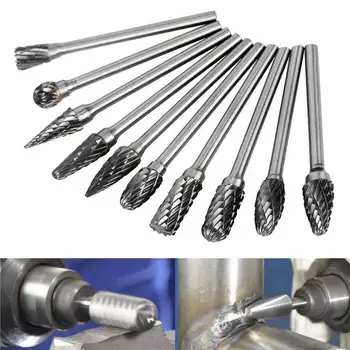 10PCS High Quality HSS Wood Rotary Files Woodworking Rotary Burrs Set Carving Milling Cutter Rotary Tools
10PCS High Quality HSS Wood Rotary Files Woodworking Rotary Burrs Set Carving Milling Cutter Rotary Tools