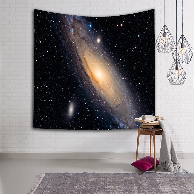 

Universe Celestial Wall Tapestry Psychedelic Wall Carpet Blanket Home Decoration Galaxy Wall Cloth Tapestries Wall Background