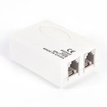 

High Grade Telephone RJ11 Line ADSL Fax Modem Broadband Phone Line Filter Splitter Adapter New